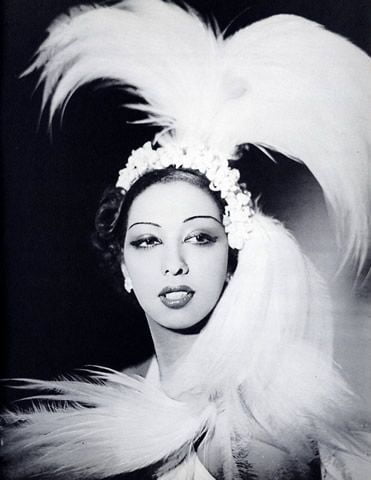 50s pin-up models: Josephine Baker