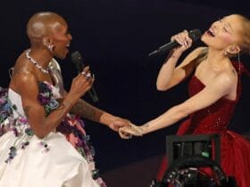 Ariana Grande and Cynthia Erivo oscars 2025