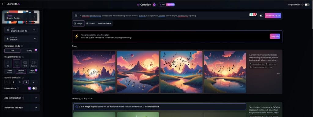Album AI art