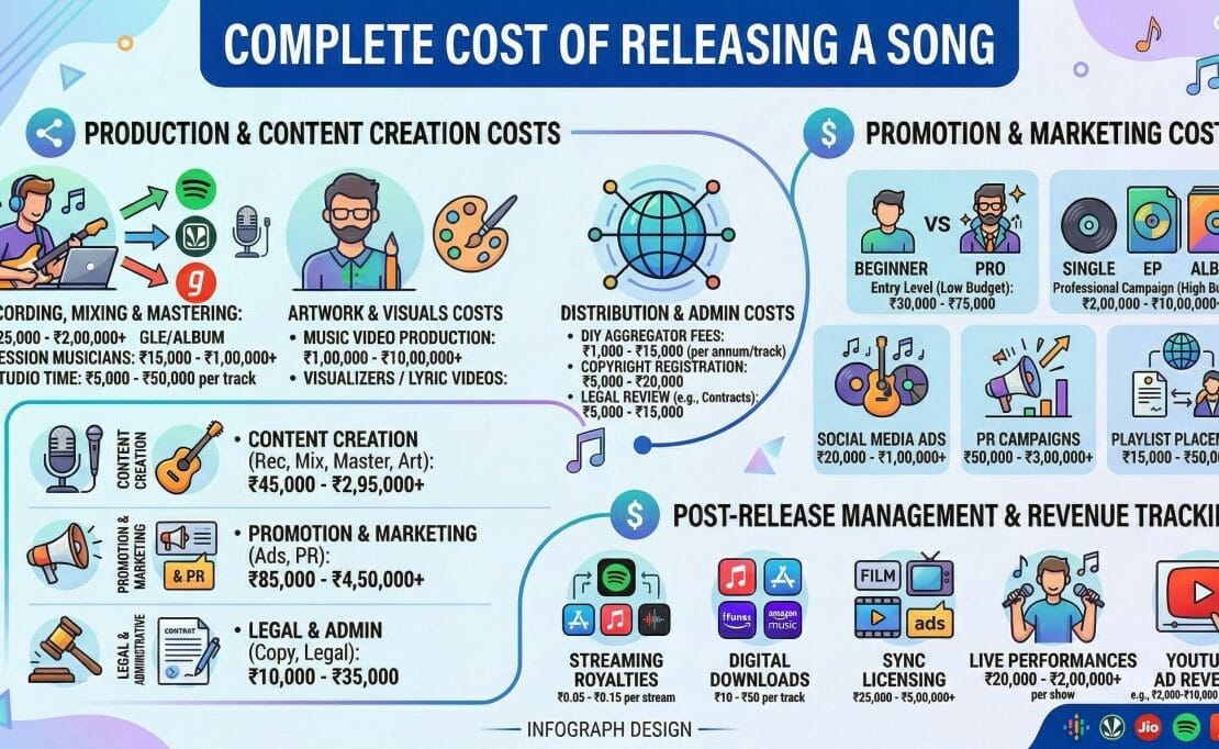 Cost of Releasing a Song
