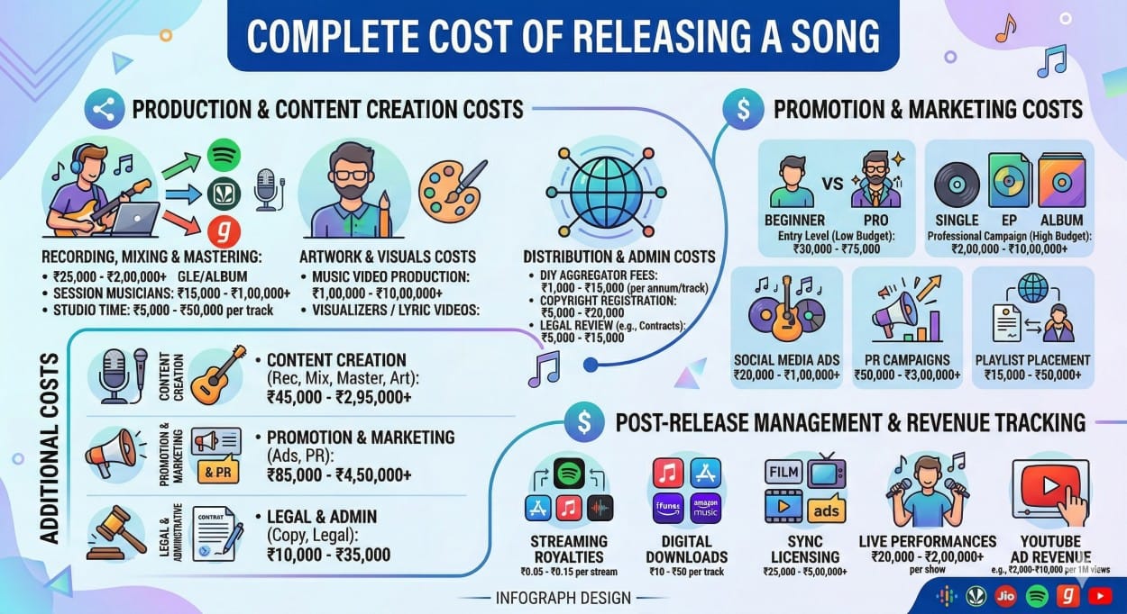 Cost of Releasing a Song